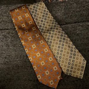 Lot of Two Daniel de Fasson Ties